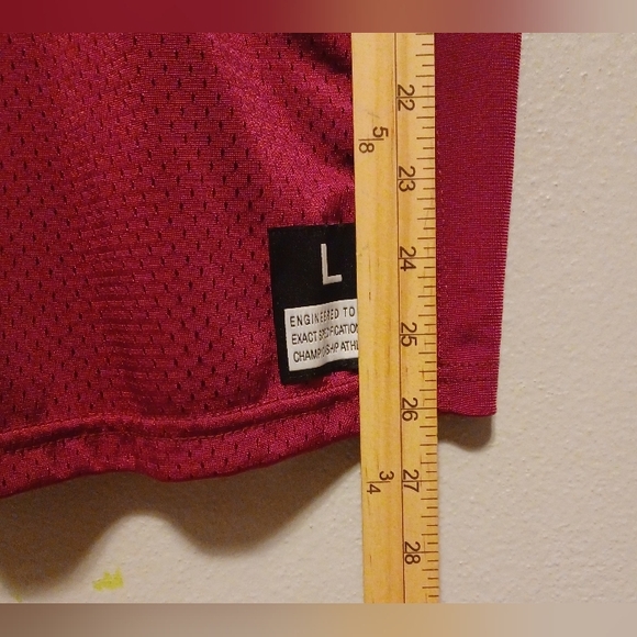 Nike Mens L Vapor Varsity Tackle Football Burgndy Practice Jersey 908729-057 NWT - Picture 11 of 11